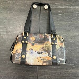 ICON Los Angeles Painted Leather Depicts Luncheon of the Boating Party by Renoir